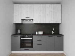 Кухонный гарнитур Санторини 2400 h950 (Стол. 38мм) в Коротчаево - korotchaevo.ok-mebel.com | фото