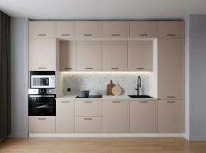 Кухонный гарнитур Шампань 3400 (Стол. 26мм) в Коротчаево - korotchaevo.ok-mebel.com | фото