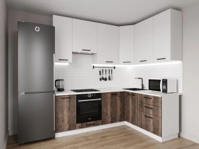 Кухонный гарнитур Старое Дерево 2200*1600 h950 (Стол. 38мм) в Коротчаево - korotchaevo.ok-mebel.com | фото