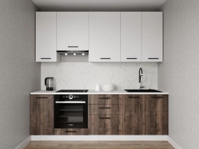 Кухонный гарнитур Старое Дерево 2400 h950 (Стол. 38мм) в Коротчаево - korotchaevo.ok-mebel.com | фото