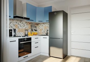 Кухонный гарнитур угловой Капри 2200х1000 (Стол. 38мм) в Коротчаево - korotchaevo.ok-mebel.com | фото