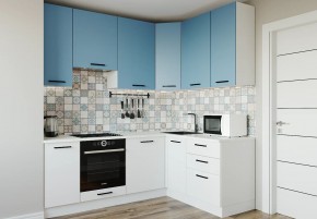 Кухонный гарнитур угловой Капри 2200х1600 h950 (Стол. 38мм) в Коротчаево - korotchaevo.ok-mebel.com | фото