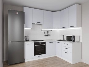Кухонный гарнитур угловой Смоки 2200*1600 h950 (Стол. 26мм) в Коротчаево - korotchaevo.ok-mebel.com | фото