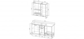 Кухонный гарнитур Умбра 1600 h950 (Стол. 38мм) в Коротчаево - korotchaevo.ok-mebel.com | фото 2