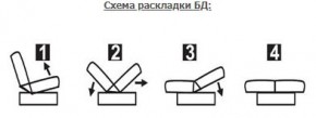 ЛАУРА ЛЮКС Диван Лаура Люкс БД+2подушки в Коротчаево - korotchaevo.ok-mebel.com | фото 7