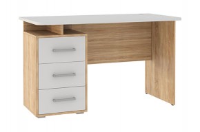 ЛАЙТ 2 Стол компьютерный (1200)  дуб сонома/белый в Коротчаево - korotchaevo.ok-mebel.com | фото