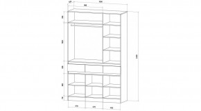 ЛЕНОРА Спальный гарнитур (модульный) кашемир в Коротчаево - korotchaevo.ok-mebel.com | фото 9
