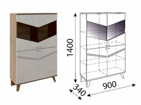 Лимба (гостиная) М04 Сервант в Коротчаево - korotchaevo.ok-mebel.com | фото