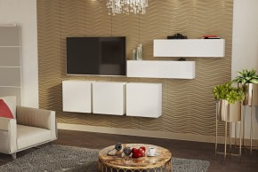 ЛИНДА Гостиная (Белый/Белый) в Коротчаево - korotchaevo.ok-mebel.com | фото 2