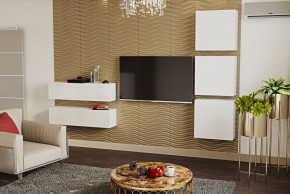 ЛИНДА Гостиная (Белый/Белый) в Коротчаево - korotchaevo.ok-mebel.com | фото 4