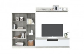 ЛОРИ Гостиная (дуб серый/белый) в Коротчаево - korotchaevo.ok-mebel.com | фото 2