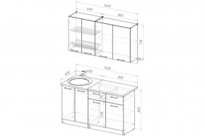 ЛОТОС Кухонный гарнитур Макси 2 (1800 ) в Коротчаево - korotchaevo.ok-mebel.com | фото 2