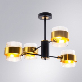 Люстра на штанге Arte Lamp Carlo A8205SP-4BK в Коротчаево - korotchaevo.ok-mebel.com | фото 2