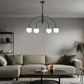 Люстра на штанге Eurosvet Cenacolo 30179/4 черный в Коротчаево - korotchaevo.ok-mebel.com | фото 2