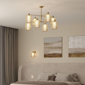 Люстра на штанге Eurosvet Voile 30192/8 золото в Коротчаево - korotchaevo.ok-mebel.com | фото 3