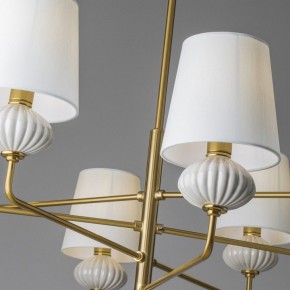 Люстра на штанге Freya Ceramics FR2029PL-08BS в Коротчаево - korotchaevo.ok-mebel.com | фото 7