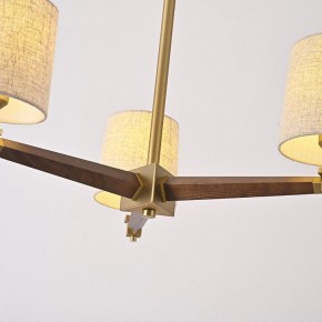 Люстра на штанге Imperiumloft Jorgenson Beige/Dark wood STAVRA01 в Коротчаево - korotchaevo.ok-mebel.com | фото 13