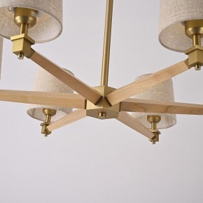 Люстра на штанге Imperiumloft Jorgenson Beige/Light wood STAVRA01 в Коротчаево - korotchaevo.ok-mebel.com | фото 6