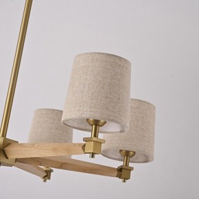 Люстра на штанге Imperiumloft Jorgenson Beige/Light wood STAVRA01 в Коротчаево - korotchaevo.ok-mebel.com | фото 7