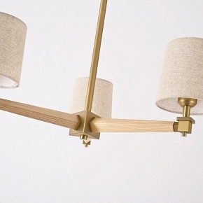 Люстра на штанге Imperiumloft Jorgenson Beige/Light wood STAVRA01 в Коротчаево - korotchaevo.ok-mebel.com | фото 11