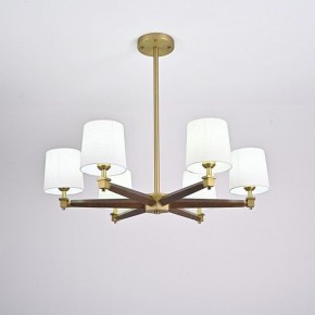 Люстра на штанге Imperiumloft Jorgenson White/Dark wood STAVRA01 в Коротчаево - korotchaevo.ok-mebel.com | фото 2