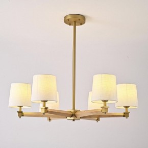 Люстра на штанге Imperiumloft Jorgenson White/Light wood STAVRA01 в Коротчаево - korotchaevo.ok-mebel.com | фото 3