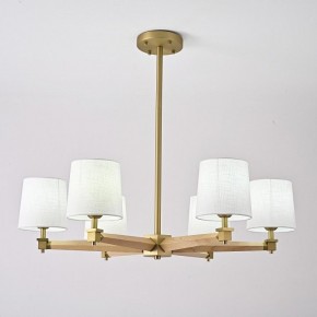 Люстра на штанге Imperiumloft Jorgenson White/Light wood STAVRA01 в Коротчаево - korotchaevo.ok-mebel.com | фото 4