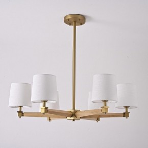 Люстра на штанге Imperiumloft Jorgenson White/Light wood STAVRA01 в Коротчаево - korotchaevo.ok-mebel.com | фото 5
