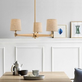Люстра на штанге Imperiumloft Jorgenson White/Light wood STAVRA01 в Коротчаево - korotchaevo.ok-mebel.com | фото 6