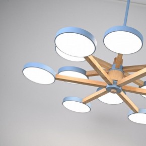 Люстра на штанге Imperiumloft TURNA Blue TURNA-DBL01 в Коротчаево - korotchaevo.ok-mebel.com | фото 6
