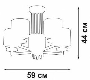 Люстра на штанге Vitaluce V3069 V3069-8/5PL в Коротчаево - korotchaevo.ok-mebel.com | фото 3