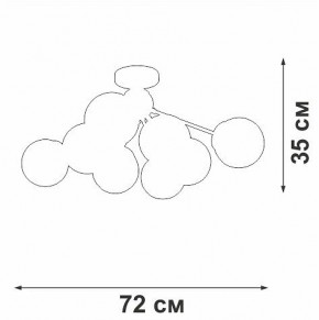 Люстра на штанге Vitaluce V3772 V3772-8/8PL в Коротчаево - korotchaevo.ok-mebel.com | фото 4