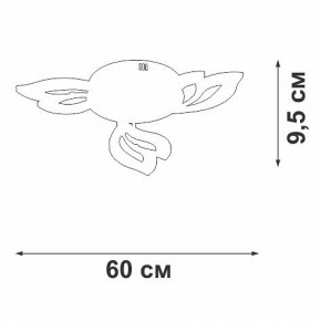 Люстра на штанге Vitaluce V3893 V3893-0/3PL в Коротчаево - korotchaevo.ok-mebel.com | фото 3