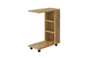 МАЛЬТА Столик прикроватный (дуб крафт золотой) в Коротчаево - korotchaevo.ok-mebel.com | фото