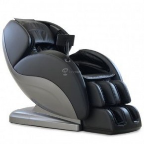 Массажное кресло PS6500 черно-серебряное в Коротчаево - korotchaevo.ok-mebel.com | фото