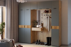 МЕБЕЛЬСОН К12 Прихожая (графит) в Коротчаево - korotchaevo.ok-mebel.com | фото