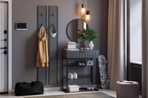 МЕБЕЛЬСОН К19 Прихожая (графит) в Коротчаево - korotchaevo.ok-mebel.com | фото