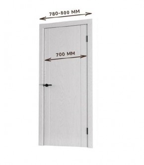 Межкомнатная дверь Bolivar Каньон браун (комплект) 700 в Коротчаево - korotchaevo.ok-mebel.com | фото