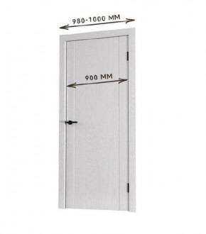 Межкомнатная дверь Bolivar Каньон браун (комплект) 900 в Коротчаево - korotchaevo.ok-mebel.com | фото