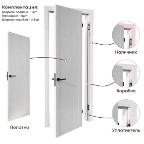Межкомнатная дверь Bolivar Роялвуд белый (комплект) в Коротчаево - korotchaevo.ok-mebel.com | фото 4