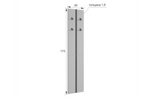 МЕРСИ Прихожая (модульная) белое дерево в Коротчаево - korotchaevo.ok-mebel.com | фото 2