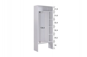 МЕРСИ Прихожая (модульная) графит в Коротчаево - korotchaevo.ok-mebel.com | фото 5