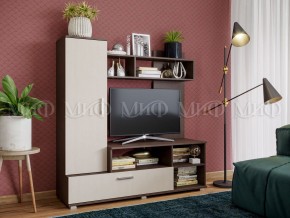 МИНИ Стенка (1500) ЛДСП (Дуб беленый/венге) в Коротчаево - korotchaevo.ok-mebel.com | фото