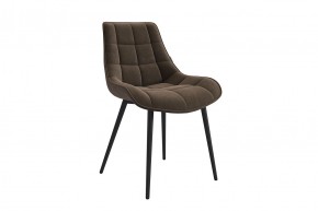 МОНТИ Стул (кофе (велюр)/черный) в Коротчаево - korotchaevo.ok-mebel.com | фото