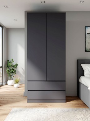 МОРИ МШ 900.2 Шкаф (графит) в Коротчаево - korotchaevo.ok-mebel.com | фото 3