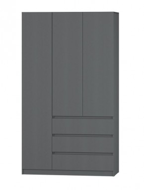 МС "Хилтон" Шкаф №2 1200 (Графит) в Коротчаево - korotchaevo.ok-mebel.com | фото 2