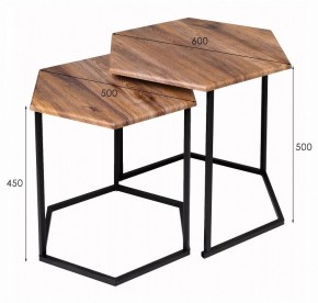 Набор из 2 столов журнальных МеталлАрт М003 в Коротчаево - korotchaevo.ok-mebel.com | фото 11