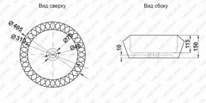 Накладная раковина melana mln-78452 (черная) в Коротчаево - korotchaevo.ok-mebel.com | фото 2