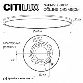 Накладной светильник Citilux Norma CL748601 в Коротчаево - korotchaevo.ok-mebel.com | фото 11