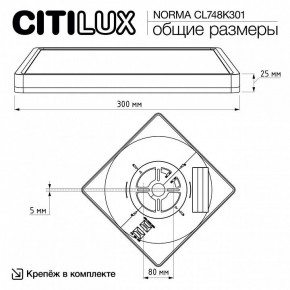 Накладной светильник Citilux Norma CL748K301 в Коротчаево - korotchaevo.ok-mebel.com | фото 11